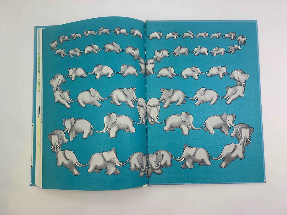 BABAR Visits Another Planet, Laurent De Brunhoff Book, 1972 Random House, Vintage BABAR Book, Vintage Babar Elephant Book, 1972 Babar Book