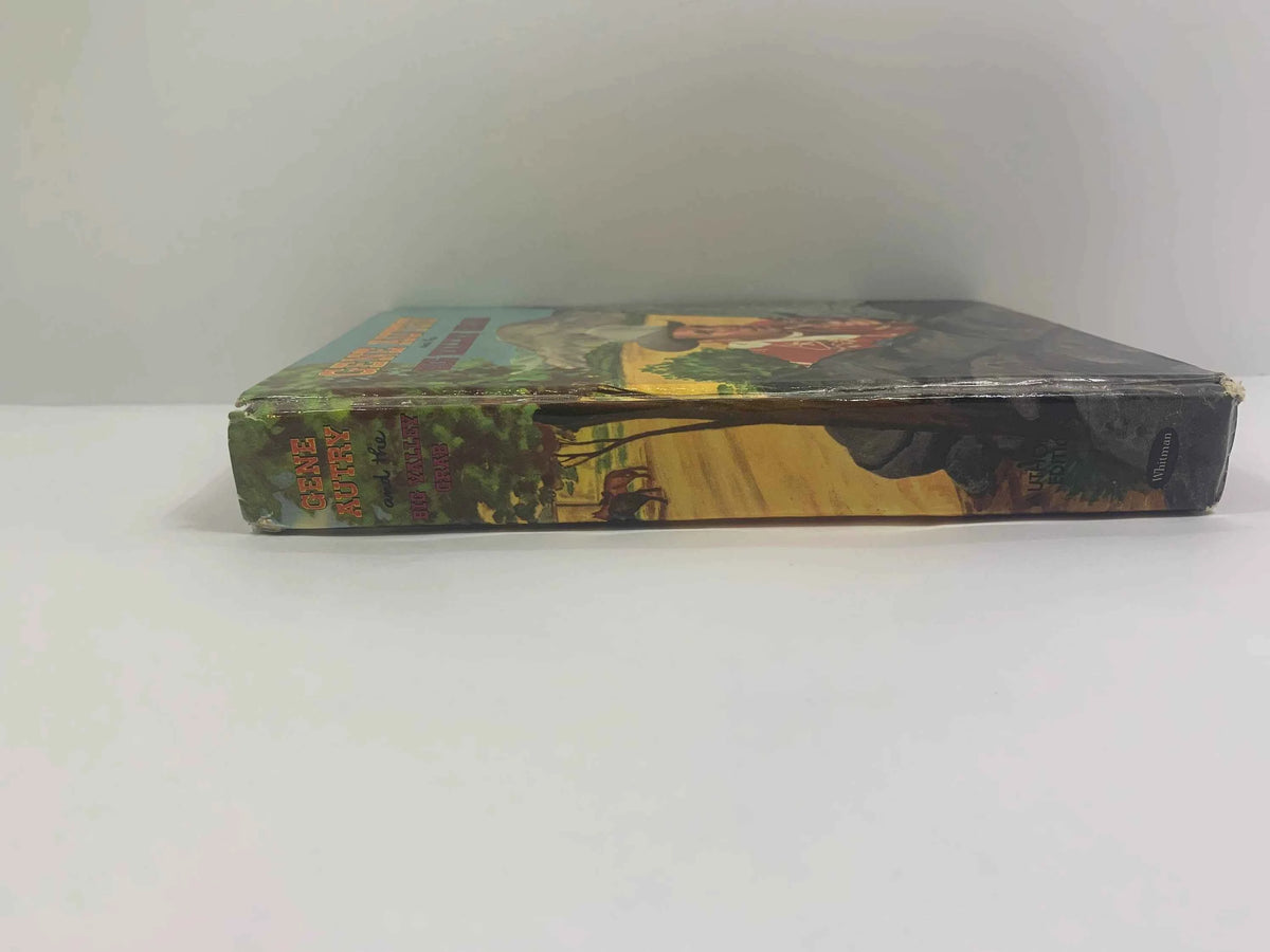 Vintage Gene Autry and the Big Valley Grab 1954, W.H. Hutchinson, Authorized Edition Gene Autry Novel, Radio and TV star Gene Autry, Cowboy