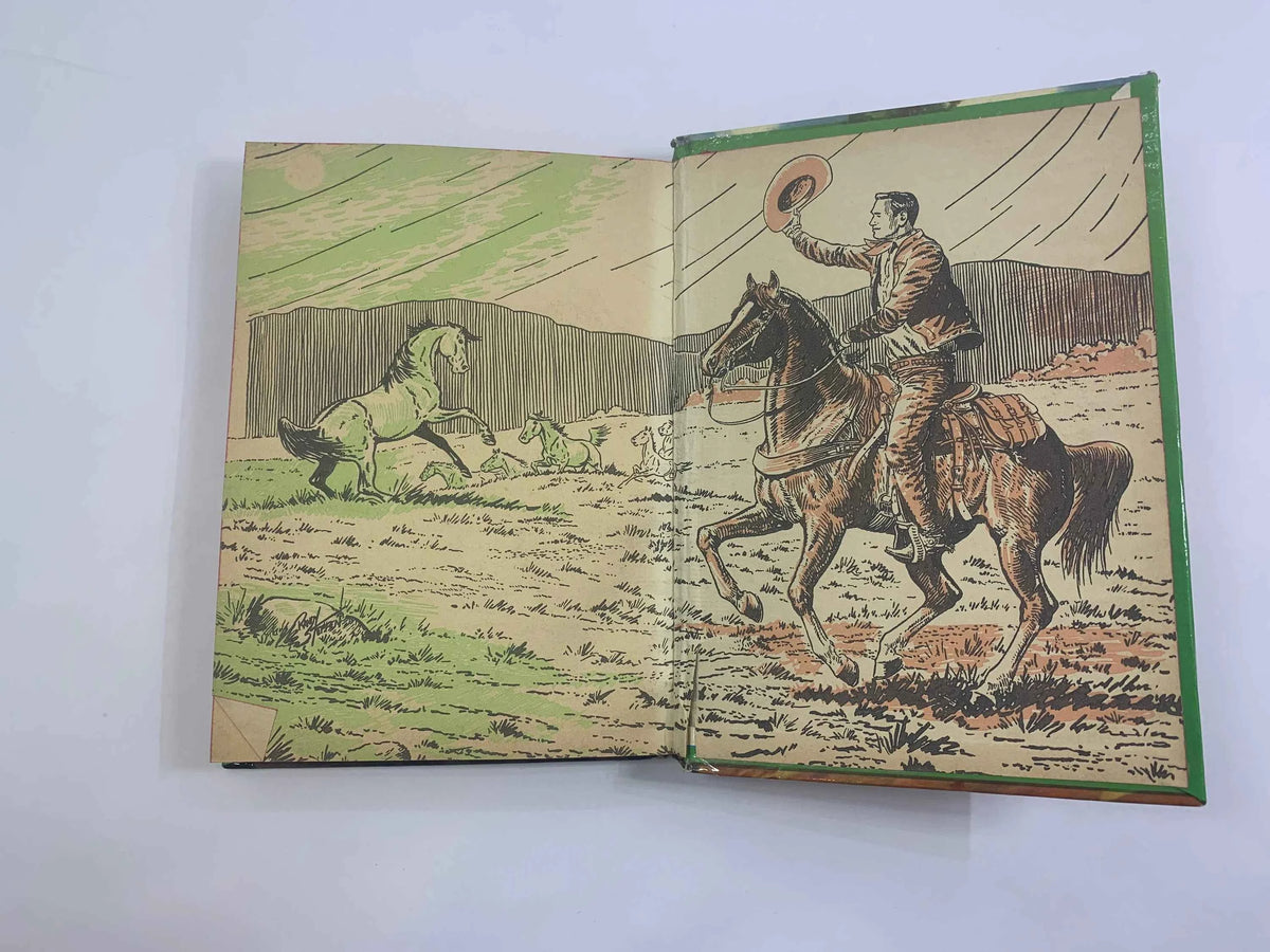 Vintage Gene Autry and the Big Valley Grab 1954, W.H. Hutchinson, Authorized Edition Gene Autry Novel, Radio and TV star Gene Autry, Cowboy