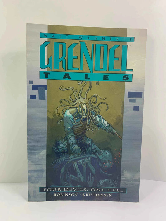 Matt Wagner’s Grendel Tales, Four Devils, One Hell, 1994 Dark Horse Comics, Grendel Tales Graphic Novel, Graphic Novel, Comic Book, Grendel