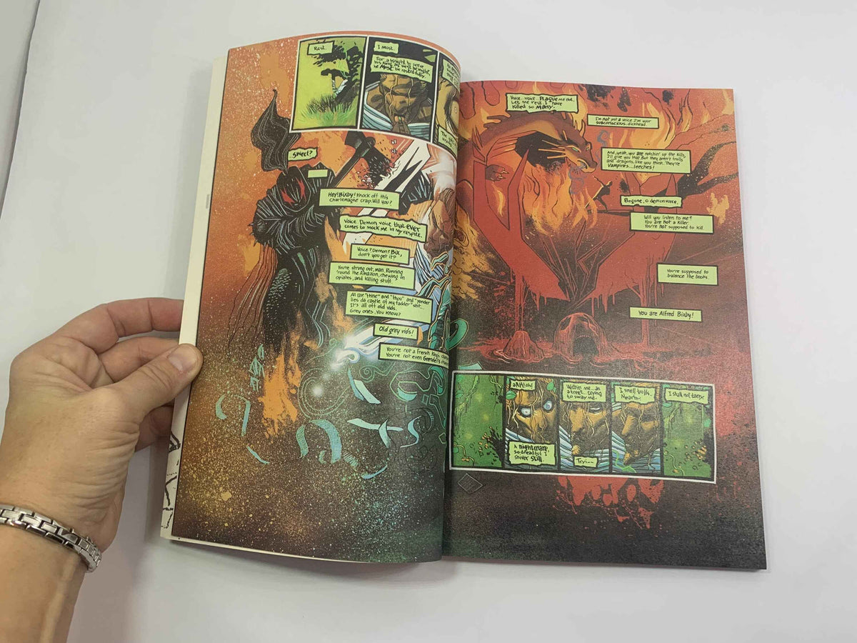 Matt Wagner’s Grendel Tales, Four Devils, One Hell, 1994 Dark Horse Comics, Grendel Tales Graphic Novel, Graphic Novel, Comic Book, Grendel