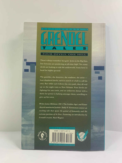 Matt Wagner’s Grendel Tales, Four Devils, One Hell, 1994 Dark Horse Comics, Grendel Tales Graphic Novel, Graphic Novel, Comic Book, Grendel