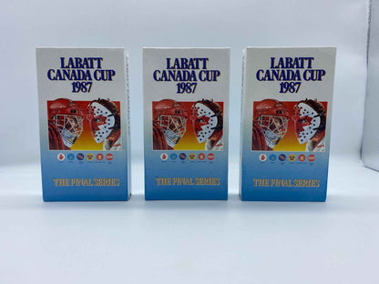 The Labatt Canada Cup 1987 The Final Series Set of 3 VHS, Rare Sealed The Labatt Canada Cup 1987 Game 1, 2, 3 Final VHS, 1987 Canada Cup VHS