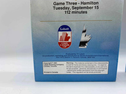 The Labatt Canada Cup 1987 The Final Series Set of 3 VHS, Rare Sealed The Labatt Canada Cup 1987 Game 1, 2, 3 Final VHS, 1987 Canada Cup VHS