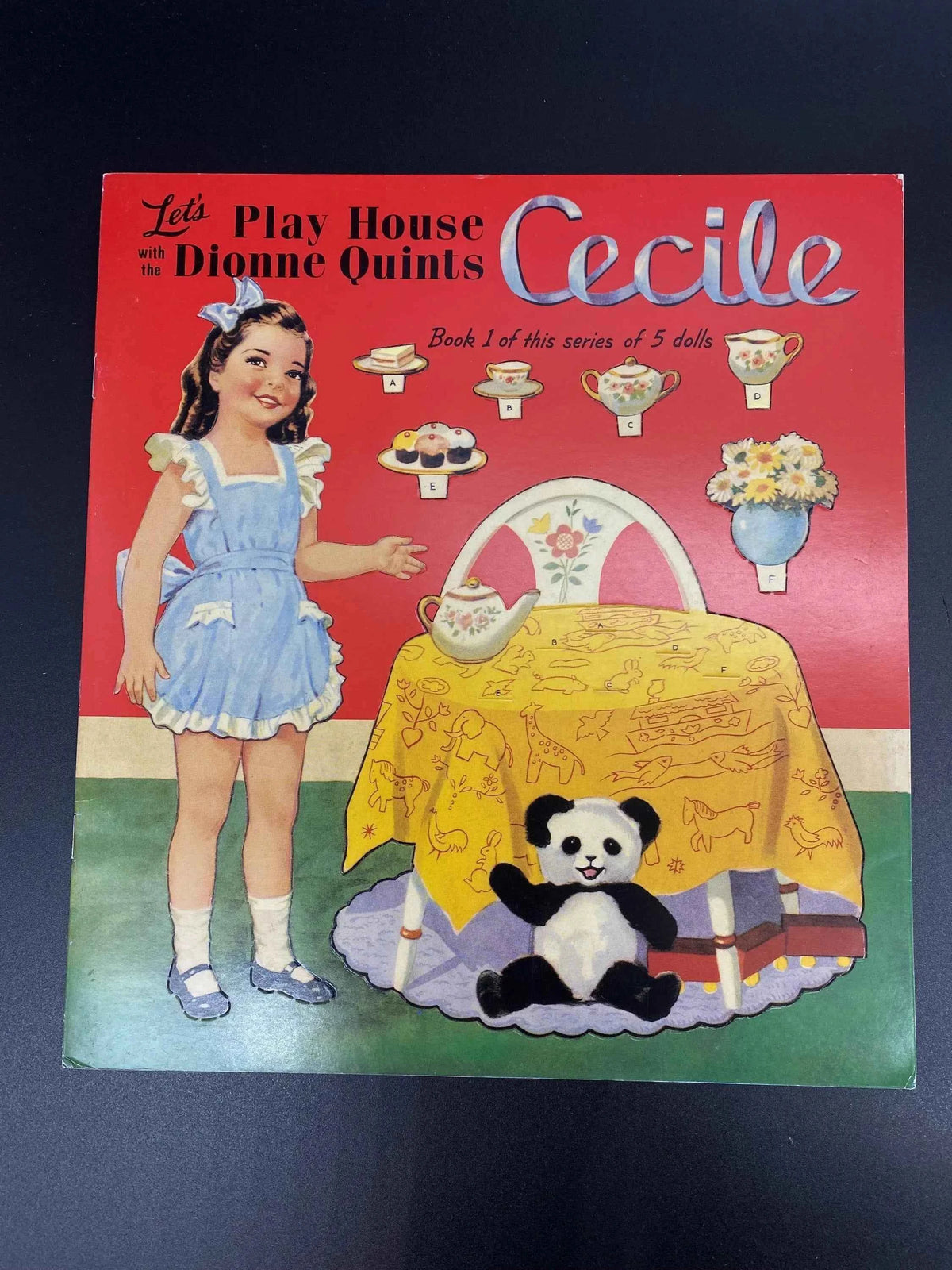 Lets Play House with the Dionne Quints Cecile Book 1 & Let’s Play House with the Dione Quints Annette Book 2, Dionne Quints Paper Dolls