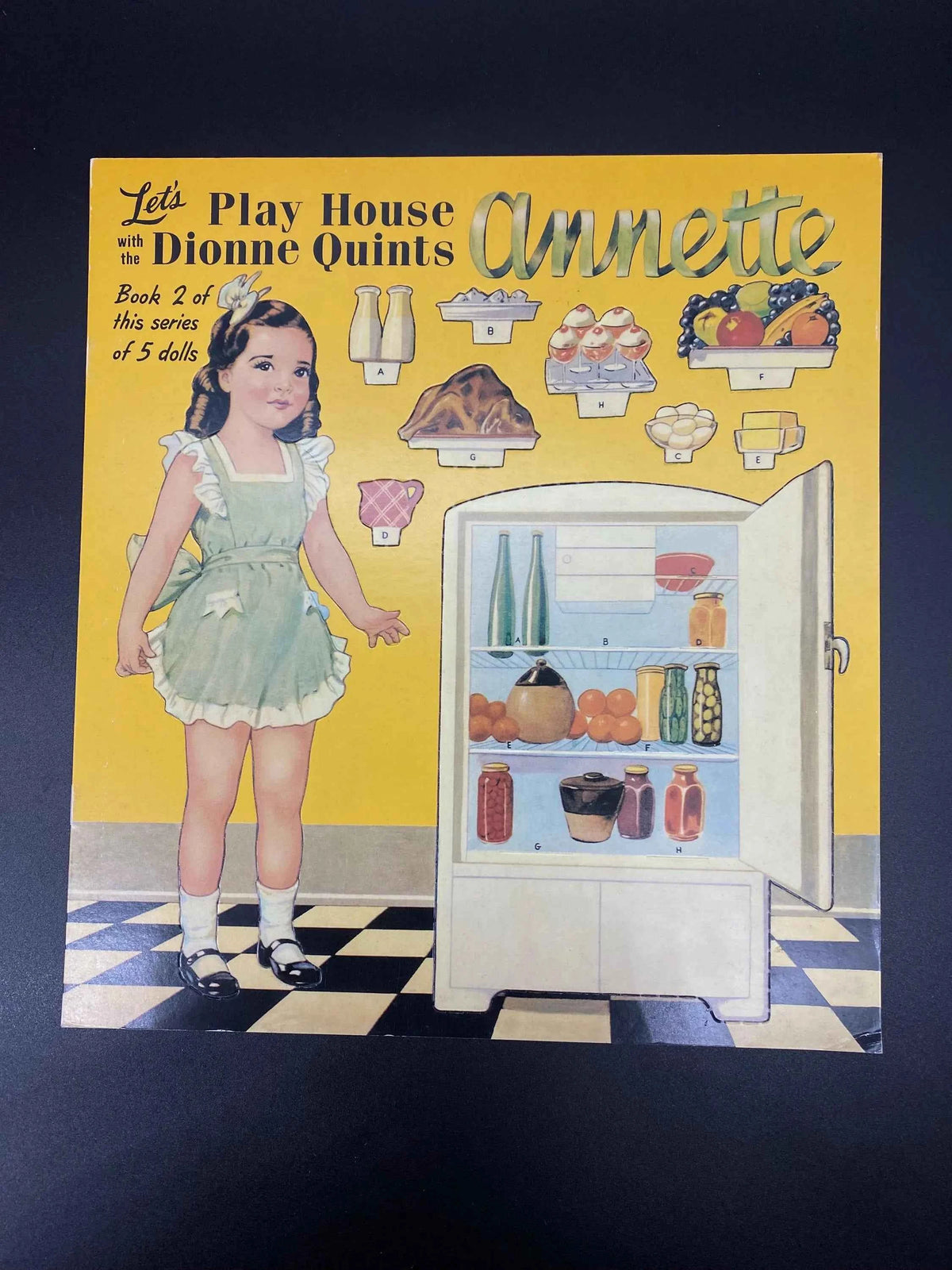 Let’s Play House with the Dionne Quints Cecile Book 1 & Let’s Play House with the Dione Quints Annette Book 2, Dionne Quints Paper Dolls
