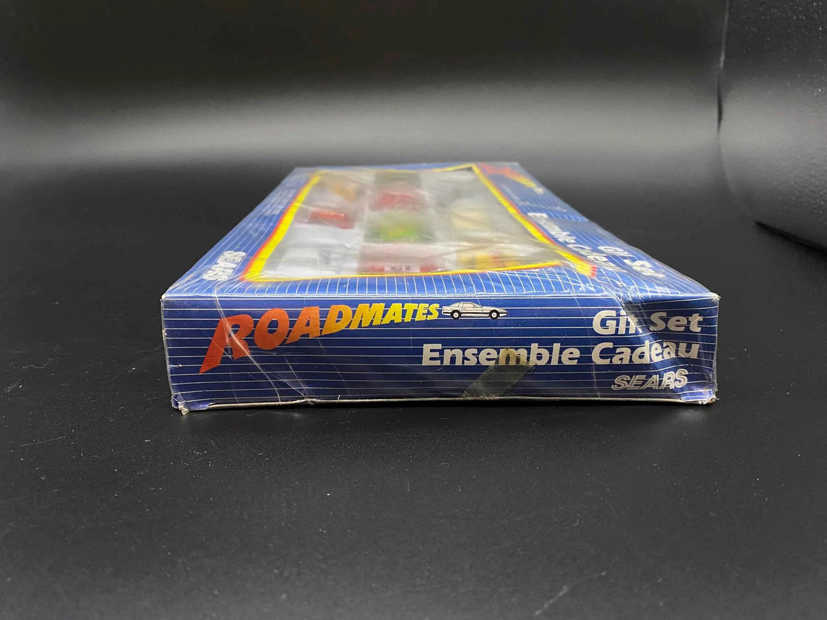 Sears Roadmates Free Wheeling Action Die Cast Metal Gift Set, Sears Roadmate Gift Set New Old Stock, Roadmate Gift Set 10 Cars Sealed in Box