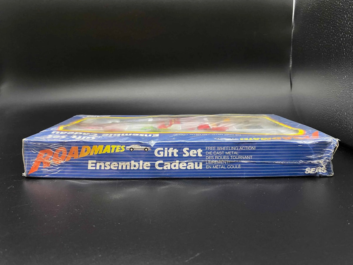 Sears Roadmates Free Wheeling Action Die Cast Metal Gift Set, Sears Roadmate Gift Set New Old Stock, Roadmate Gift Set 10 Cars Sealed in Box