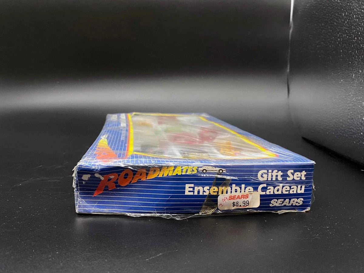 Sears Roadmates Free Wheeling Action Die Cast Metal Gift Set, Sears Roadmate Gift Set New Old Stock, Roadmate Gift Set 10 Cars Sealed in Box