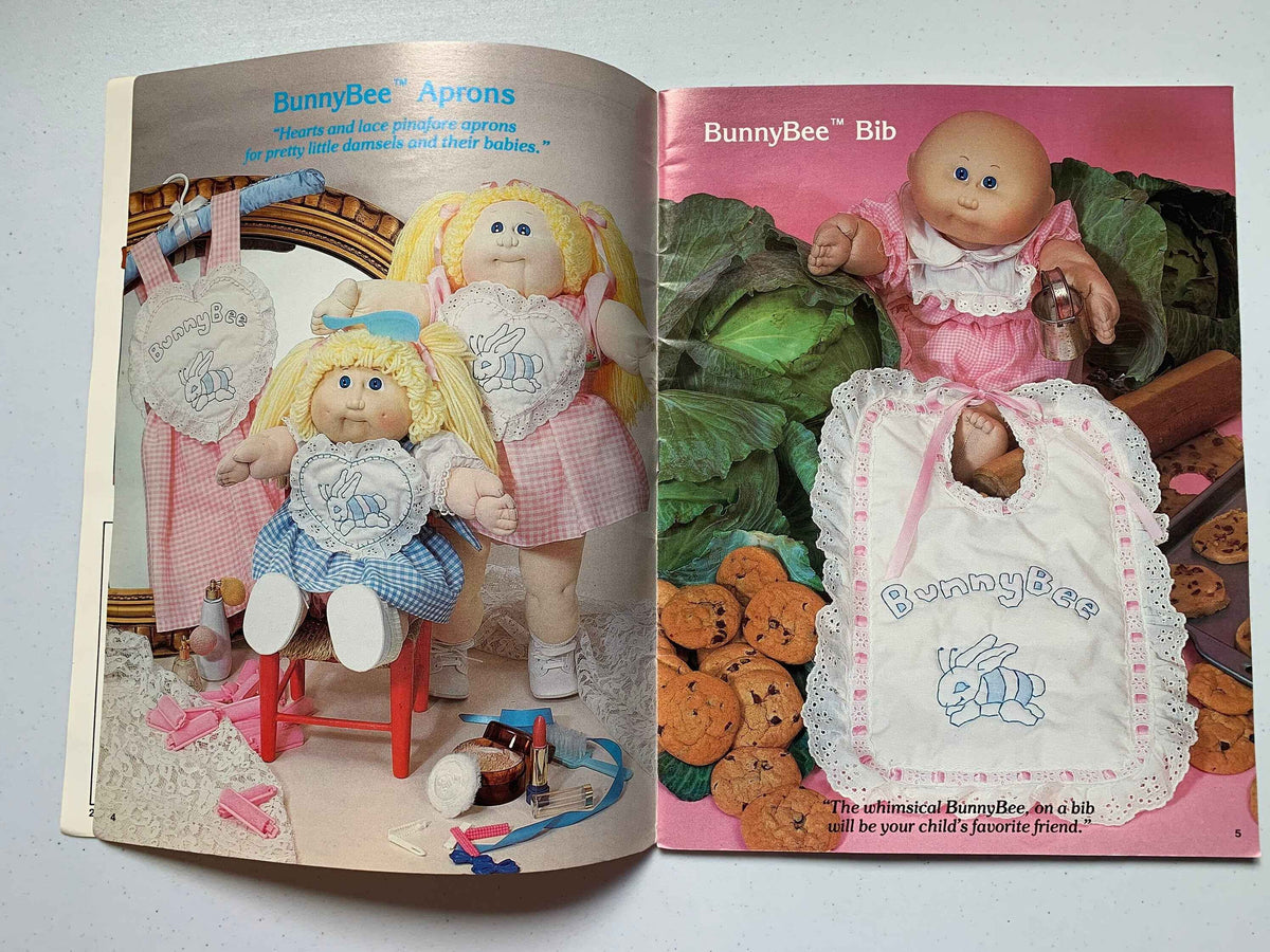Vintage Cabbage Patch Kids Pattern, Vintage Cabbage Patch Kids Shadow Stitching Pattern, Xavier Roberts, Plaid Pattern 7859, Patterns Ready to Cut, Cabbage Patch Kids Nursery Projects