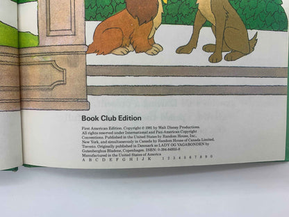 Walt Disney Productions Presents Lady and the Tramp First American Edition 1981, Vintage Walt Disney's Lady and the Tramp Book, Vintage Lady
