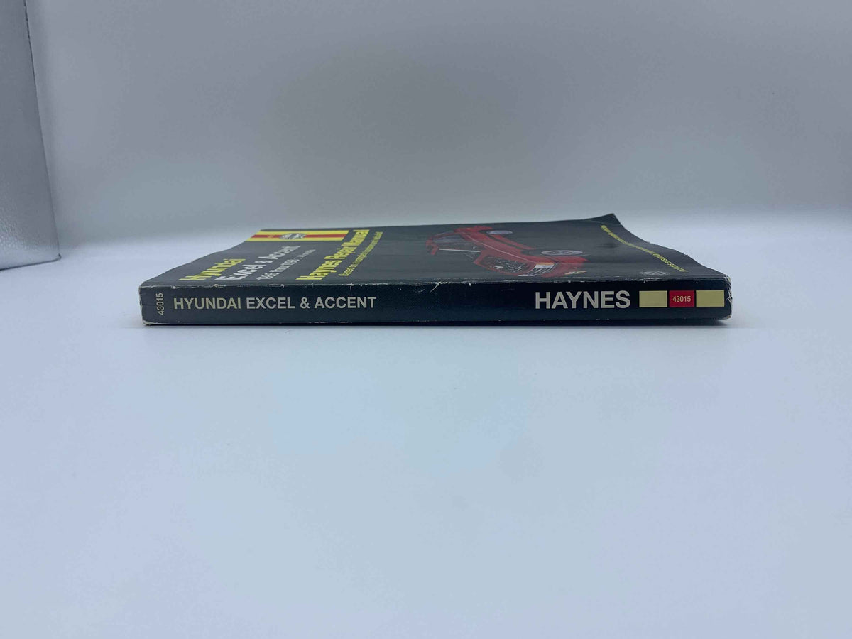 Haynes Repair Manual, Hyundai 1986 thru 1998, Based on a Complete tear down and rebuild, Haynes Hyundai Manual, Haynes Excel & Accent Manual