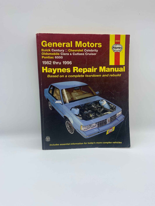 Vintage Haynes Repair Manual, General Motors 1982 to 1996 Based on a Complete tear down and rebuild, Haynes GM Manual, General Motors Manual