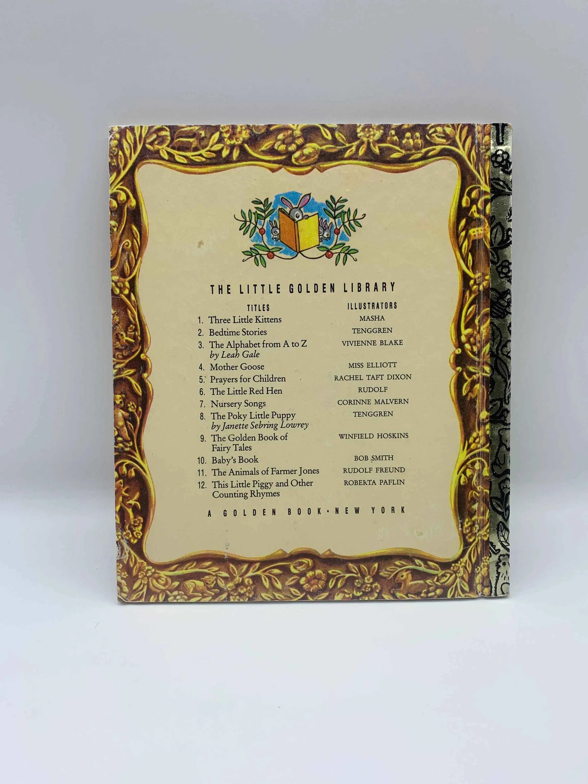 Vintage 50th Anniversary Of Little Golden Books Baby’s Book 1992, A Little Golden Book, Baby’s Book, 1992 Little Golden Books 50th Baby Book
