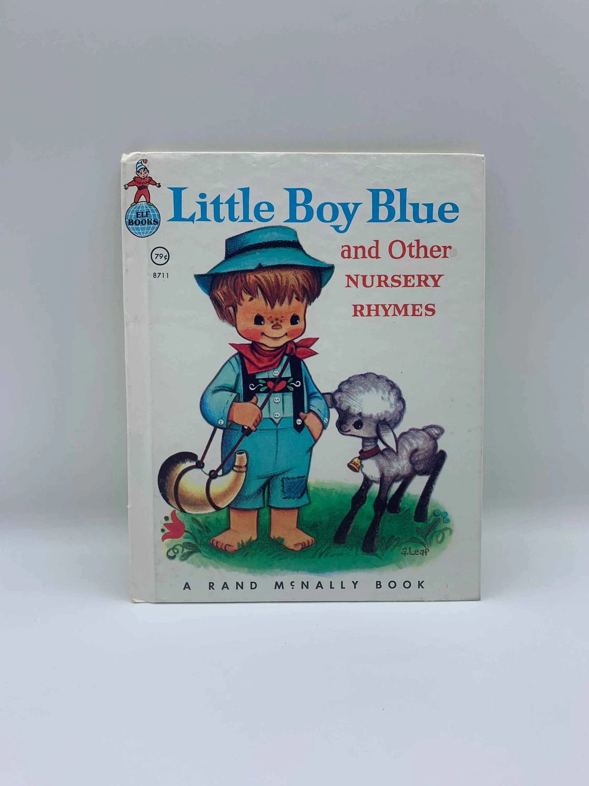 Vintage Little Boy Blue and Other Nursery Rhymes A Rand McNally Book 1956, Vintage Elf Books Childrens Nursery Rhymes Book, Little Boy Blue