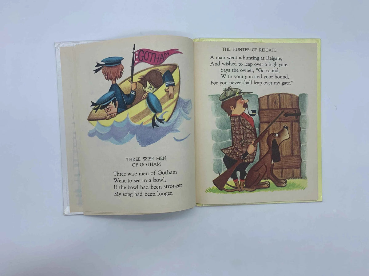 Vintage Little Boy Blue and Other Nursery Rhymes A Rand McNally Book 1956, Vintage Elf Books Childrens Nursery Rhymes Book, Little Boy Blue