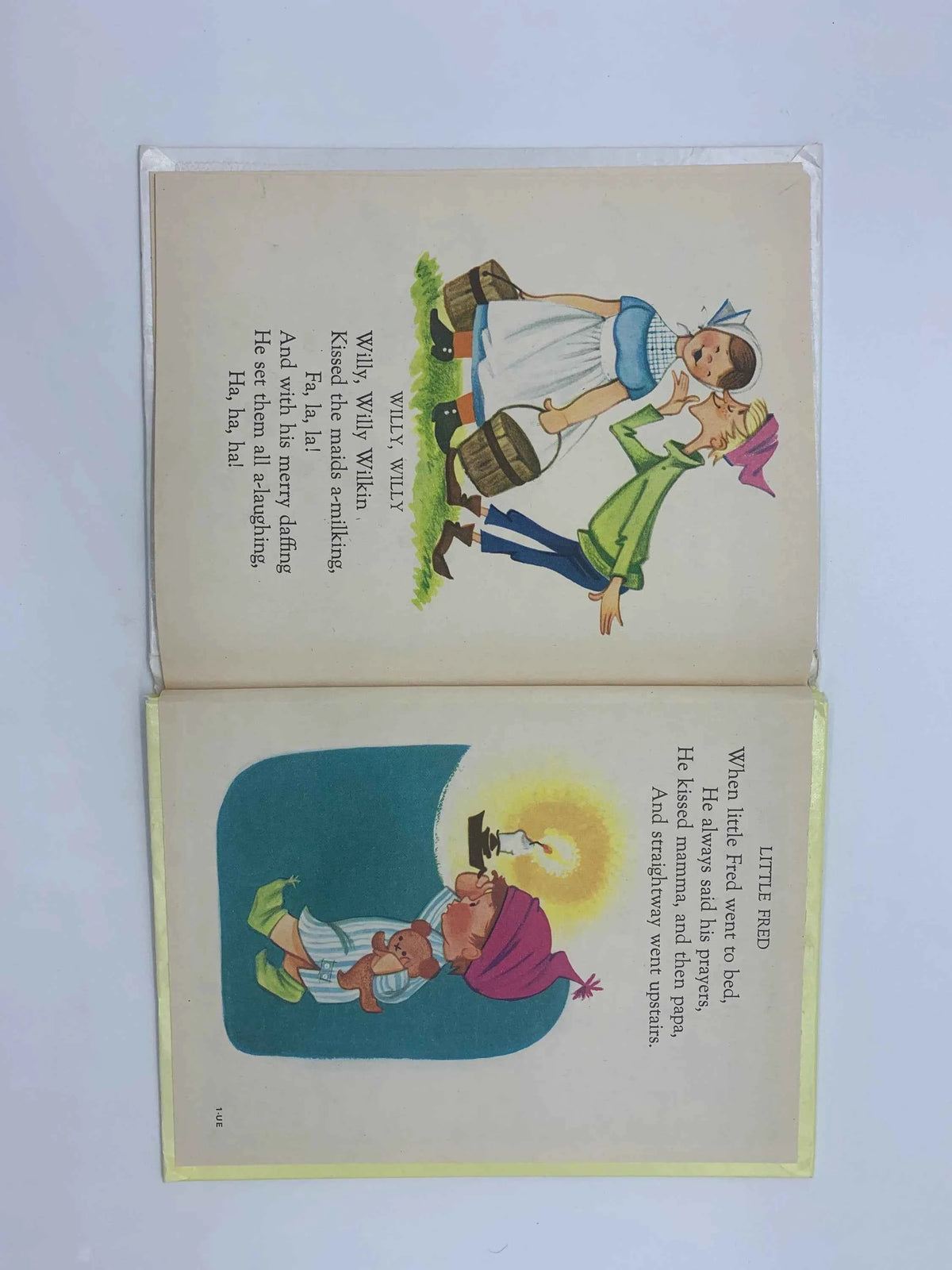 Vintage Little Boy Blue and Other Nursery Rhymes A Rand McNally Book 1956, Vintage Elf Books Childrens Nursery Rhymes Book, Little Boy Blue