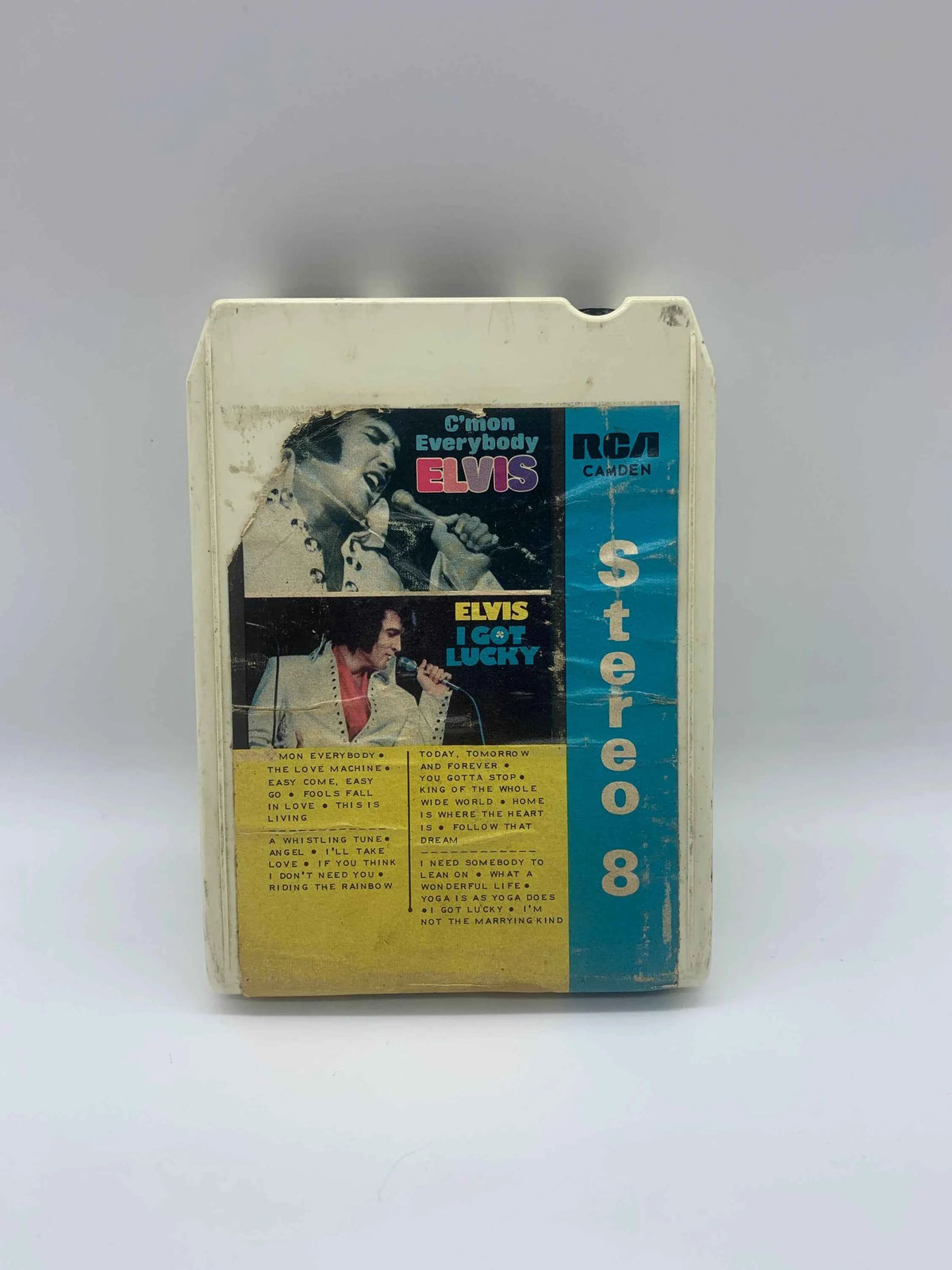 Vintage Elvis Presley 8 Track, Cmom Everybody Elvis Presley 8 Track, Elvis I Got Lucky Eight Track Cartridge, Elvis RCA 8 Track, Elvis Music