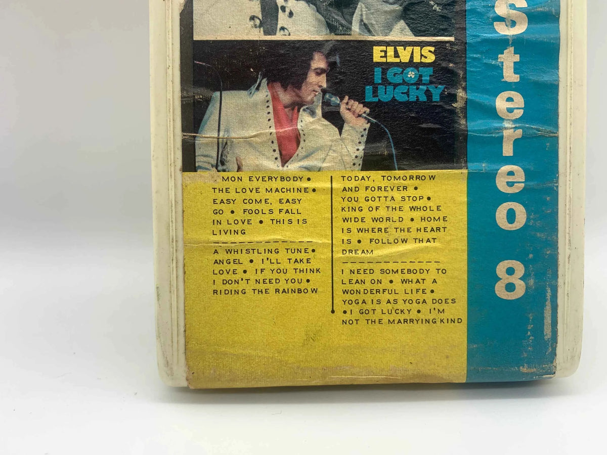 Vintage Elvis Presley 8 Track, Cmom Everybody Elvis Presley 8 Track, Elvis I Got Lucky Eight Track Cartridge, Elvis RCA 8 Track, Elvis Music