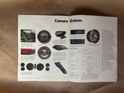 1972 Camaro Brochure, 1972 Camaro Sport Coupe, 1972 Camaro Z28, Camaro SS 1972, 1972 Camaro Rally Sport Dealer Brochure, 1972 Camaro