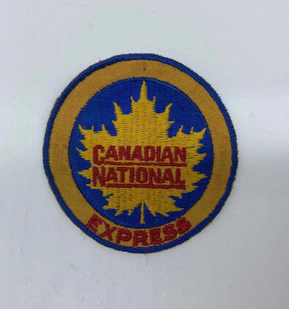 Vintage Canadian National Express Patch, 3” Canadian National Express Patch, Vintage Canadian National Express Railway Patch, CN Railway