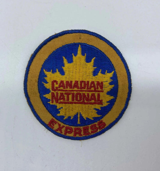 Vintage Canadian National Express Patch, 3” Canadian National Express Patch, Vintage Canadian National Express Railway Patch, CN Railway