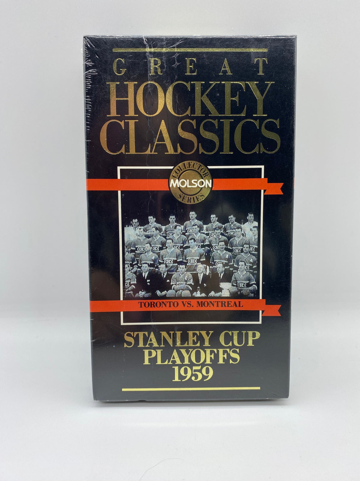 Great Hockey Classics 1959 Toronto VS Montreal Stanley Cup Playoffs VHS, New Sealed Molson Collector Series 1959 Toronto vs Montreal NHL VHS