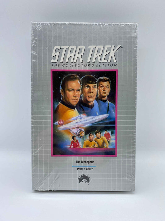 Star Trek The Menagerie Parts 1 and 2 Sealed VHS, Star Trek The Collector Edition The Menagerie Parts 1 & 2 VHS, 1991 Star Trek VHS Unopened