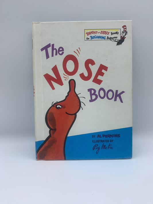 Vintage Dr Seuss The Nose Book, Dr Seuss Book 1970, Vintage Dr Seuss Book, Vintage The Nose Book A Bright & Early Book, Vintage Dr Seuss