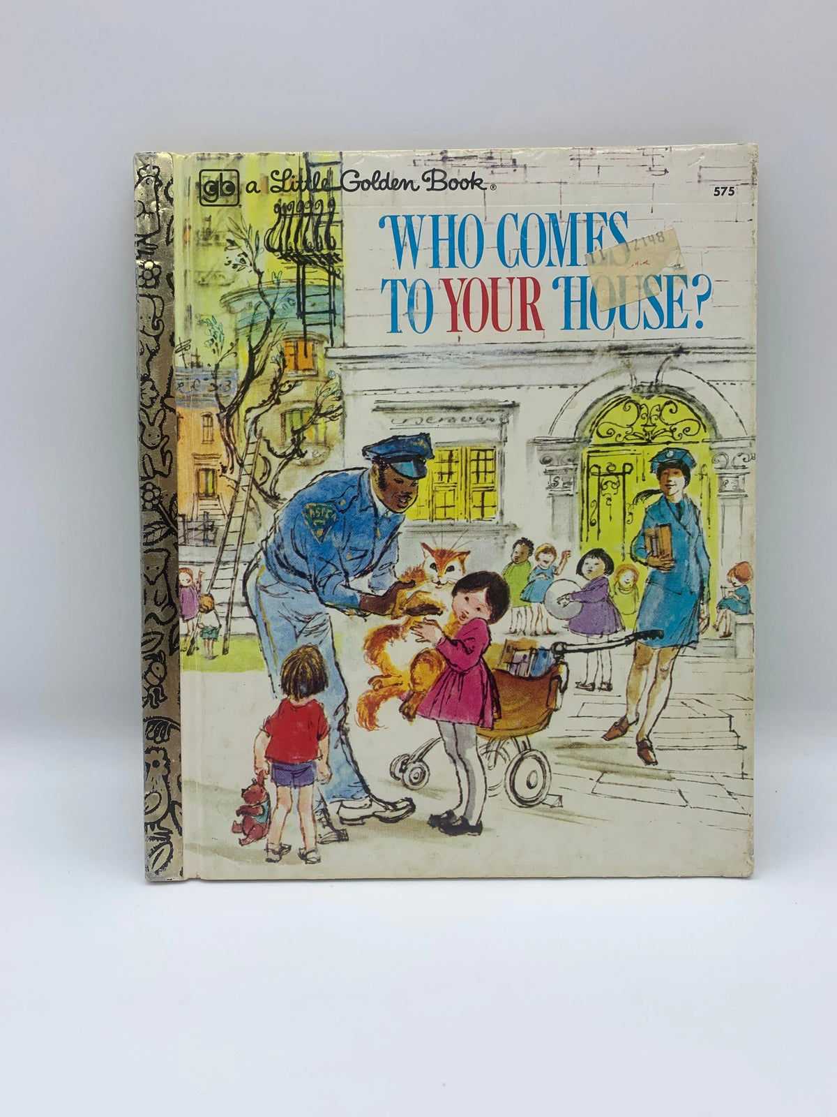 Vintage Who Comes To Your House Golden Book, 1976 Little Golden Book, Children’s Book Who Comes to Your House, 1976 Golden Press Kids Book