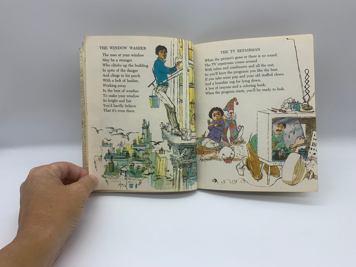 Vintage Who Comes To Your House Golden Book, 1976 Little Golden Book, Children’s Book Who Comes to Your House, 1976 Golden Press Kids Book