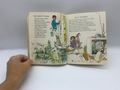 Vintage Who Comes To Your House Golden Book, 1976 Little Golden Book, Children’s Book Who Comes to Your House, 1976 Golden Press Kids Book