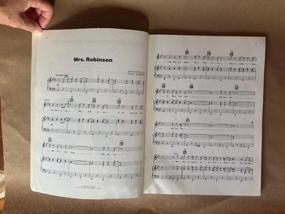 Simon and Garfunkel’s Greatest Hits Piano/Vocal Book, Vintage Simon & Garfunkel Hits Music Book, 1979 Simon and Garfunkel’s Greatest Hits