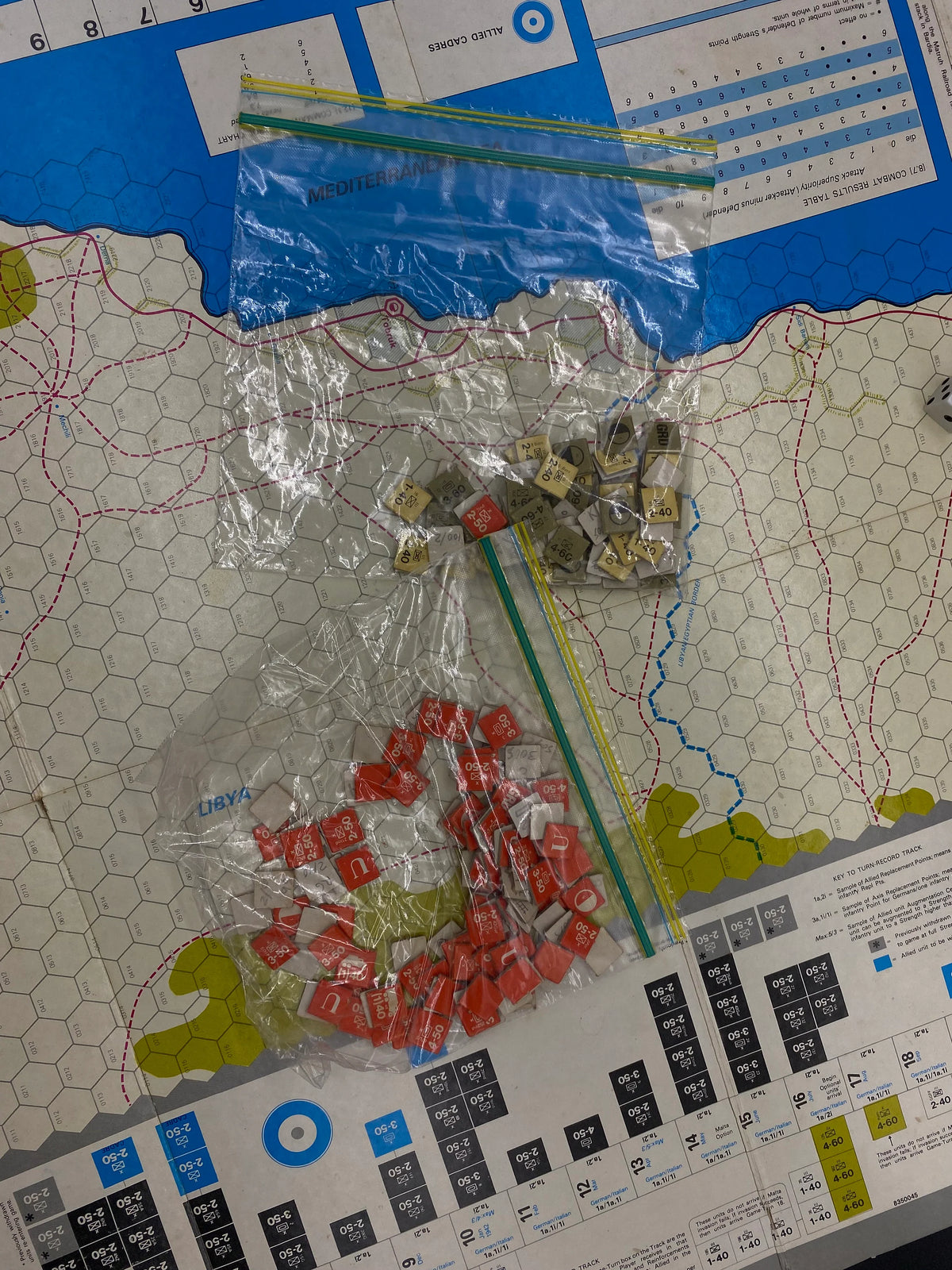 Vintage Panzer Armee Afrika Rommel In The Desert April 1941 - November 1942, Avalon Hills Game Desert Campaign Game Panzer Armee Afrika 1981