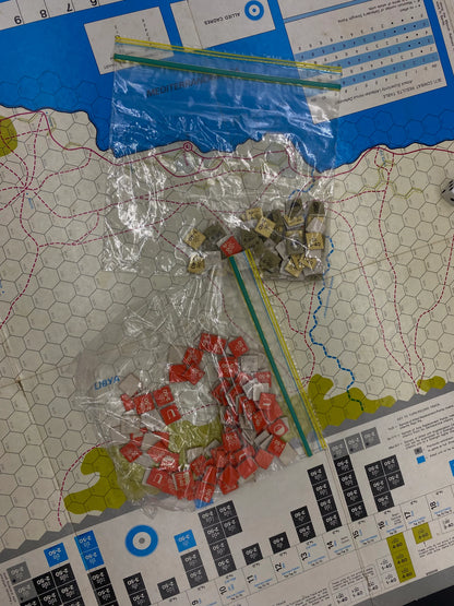 Vintage Panzer Armee Afrika Rommel In The Desert April 1941 - November 1942, Avalon Hills Game Desert Campaign Game Panzer Armee Afrika 1981