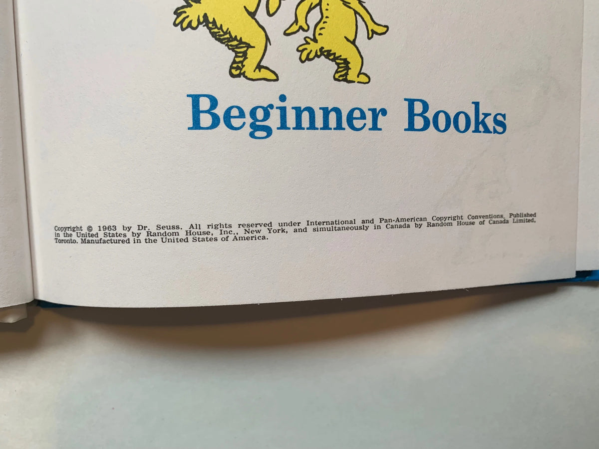 Vintage Dr. Seuss’s ABC Beginner Books, Grolier Book Club Edition, Dr. Seuss ABC’s Book, Vintage kids book, Dr Seuss Book, Vintage Dr Seuss
