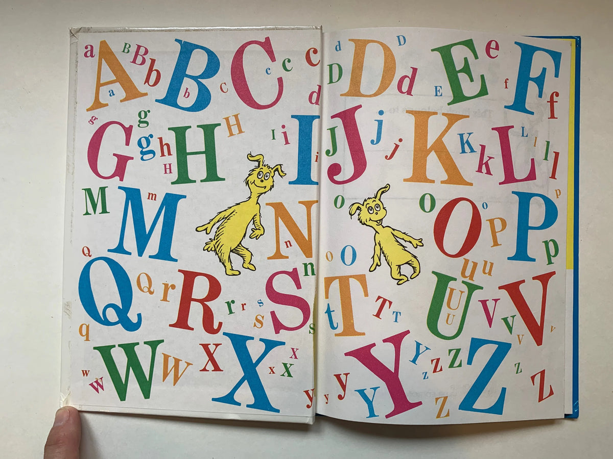 Vintage Dr. Seuss’s ABC Beginner Books, Grolier Book Club Edition, Dr. Seuss ABC’s Book, Vintage kids book, Dr Seuss Book, Vintage Dr Seuss