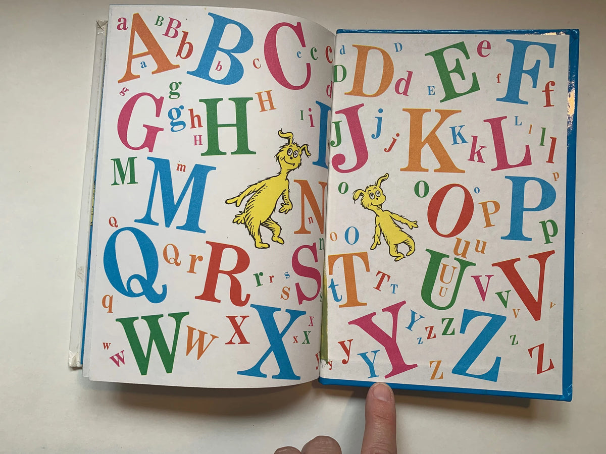 Vintage Dr. Seuss’s ABC Beginner Books, Grolier Book Club Edition, Dr. Seuss ABC’s Book, Vintage kids book, Dr Seuss Book, Vintage Dr Seuss