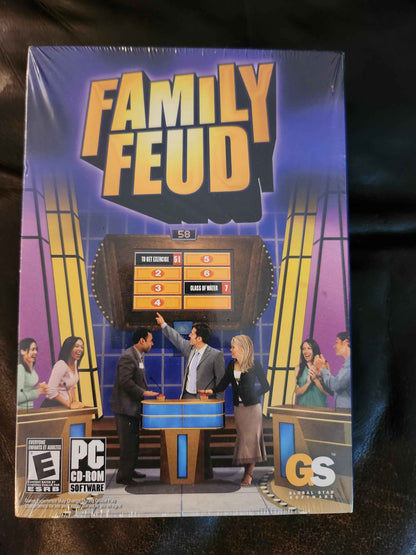 Vintage brand new in box Family Feud PC cd-rom game, Vintage Family Feud Game, Vintage GS Family Feud PC Game, New Family Feud Computer Game