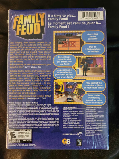 Vintage brand new in box Family Feud PC cd-rom game, Vintage Family Feud Game, Vintage GS Family Feud PC Game, New Family Feud Computer Game
