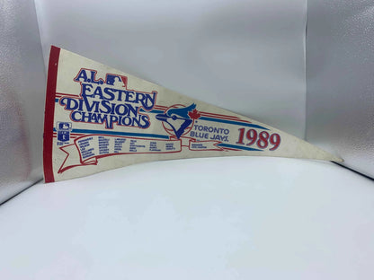 Toronto Blue Jays 1989 AL East Division Champions Banner and Toronto Blue Jays Plastic MLB Beer Mug, Blue Jays Beer Mug, Vladdy Jr, 89 Jays