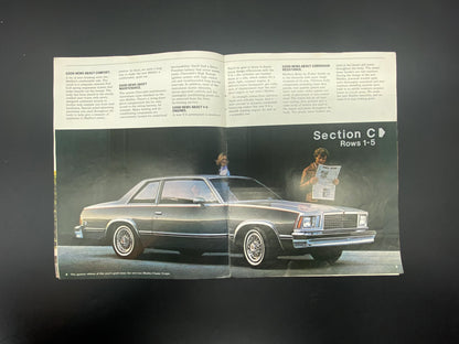 Vintage 1978 The New-Size Malibu From Chevrolet Car Brochure, Chevrolet GM Canada 1978 Malibu Brochure, 1978 El Camino Chevrolet Brochure