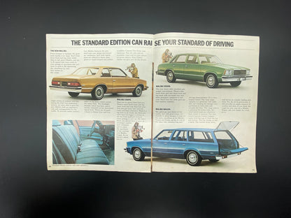 Vintage 1978 The New-Size Malibu From Chevrolet Car Brochure, Chevrolet GM Canada 1978 Malibu Brochure, 1978 El Camino Chevrolet Brochure