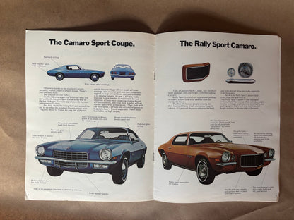 1972 Camaro Sport Coupe/Rally Sport/SS/Z28 Dealership Brochure