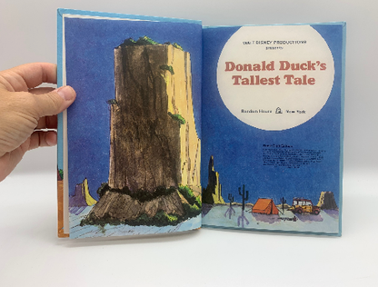 Vintage Donald Duck’s Tallest Tale 1980, Walt Disney Productions Book Club Edition, 1980 Donald Duck’s Tallest Tale First American Edition