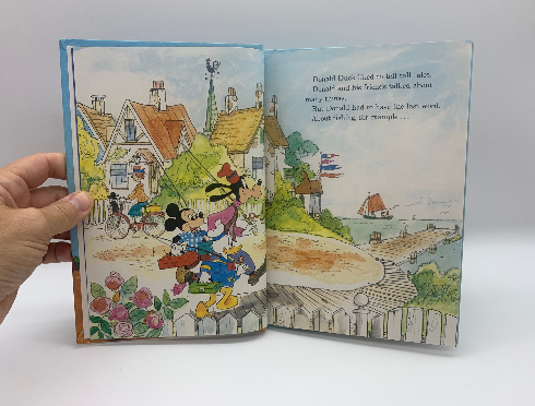 Vintage Donald Duck’s Tallest Tale 1980, Walt Disney Productions Book Club Edition, 1980 Donald Duck’s Tallest Tale First American Edition
