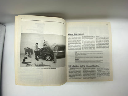 Haynes Repair Manual Nissan Maxima 1994 thru 2004, Based on a Complete tear down and rebuild, Haynes Nissan Manual, Haynes Maxima Manual