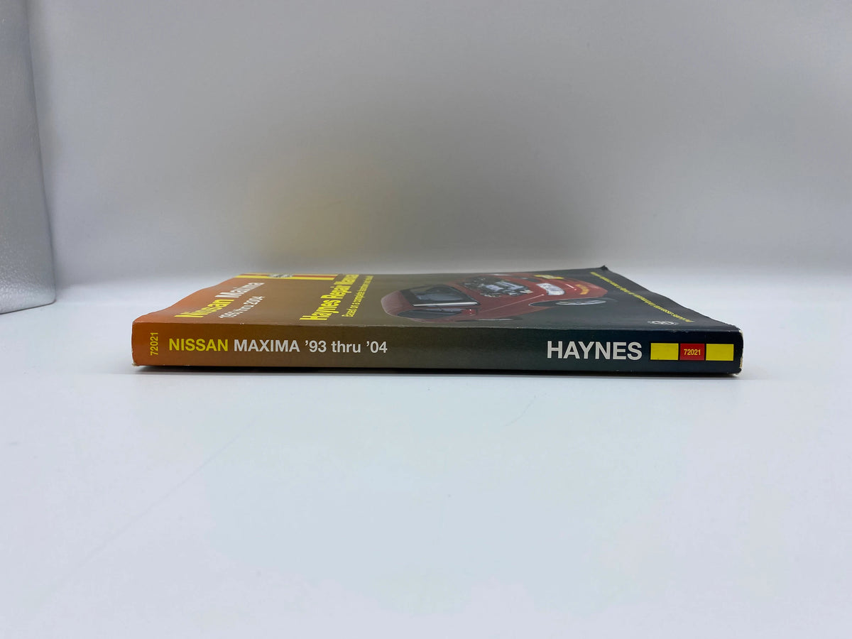 Haynes Repair Manual Nissan Maxima 1994 thru 2004, Based on a Complete tear down and rebuild, Haynes Nissan Manual, Haynes Maxima Manual