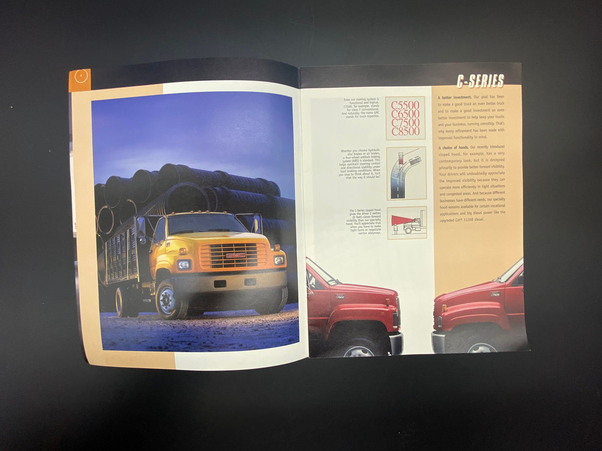 Vintage GMC Medium Duty Series C-T Dealership Brochure, GMC Medium Duty Series C Sales Brochure, GMC Medium Duty Series T Commercial Trucks