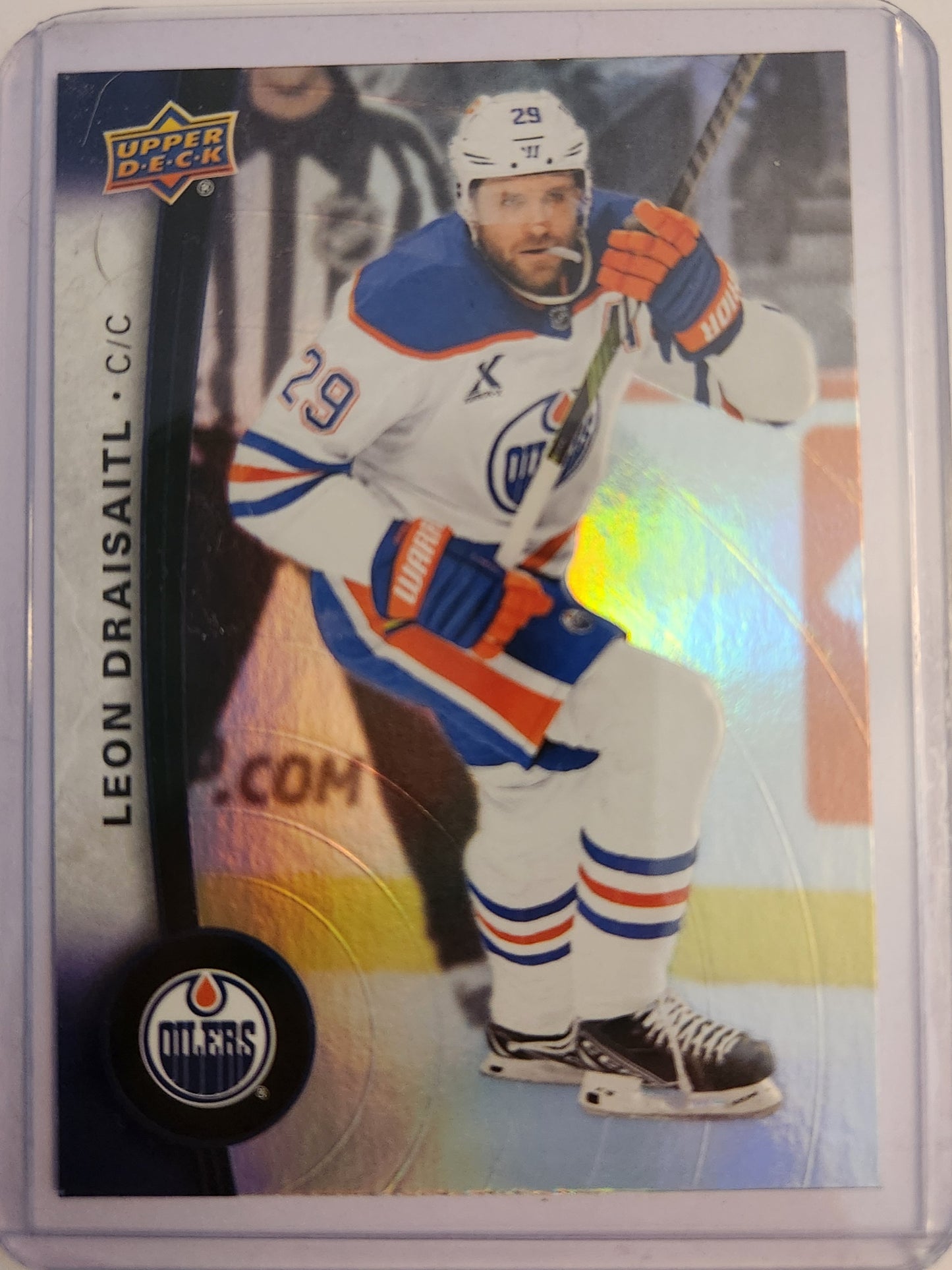 2025 Upper Deck Tim Hortons Leon Draisaitl #92 Card, Leon Draisaitl Edmonton Oilers Hockey Card, Tim Hortons Hockey Card